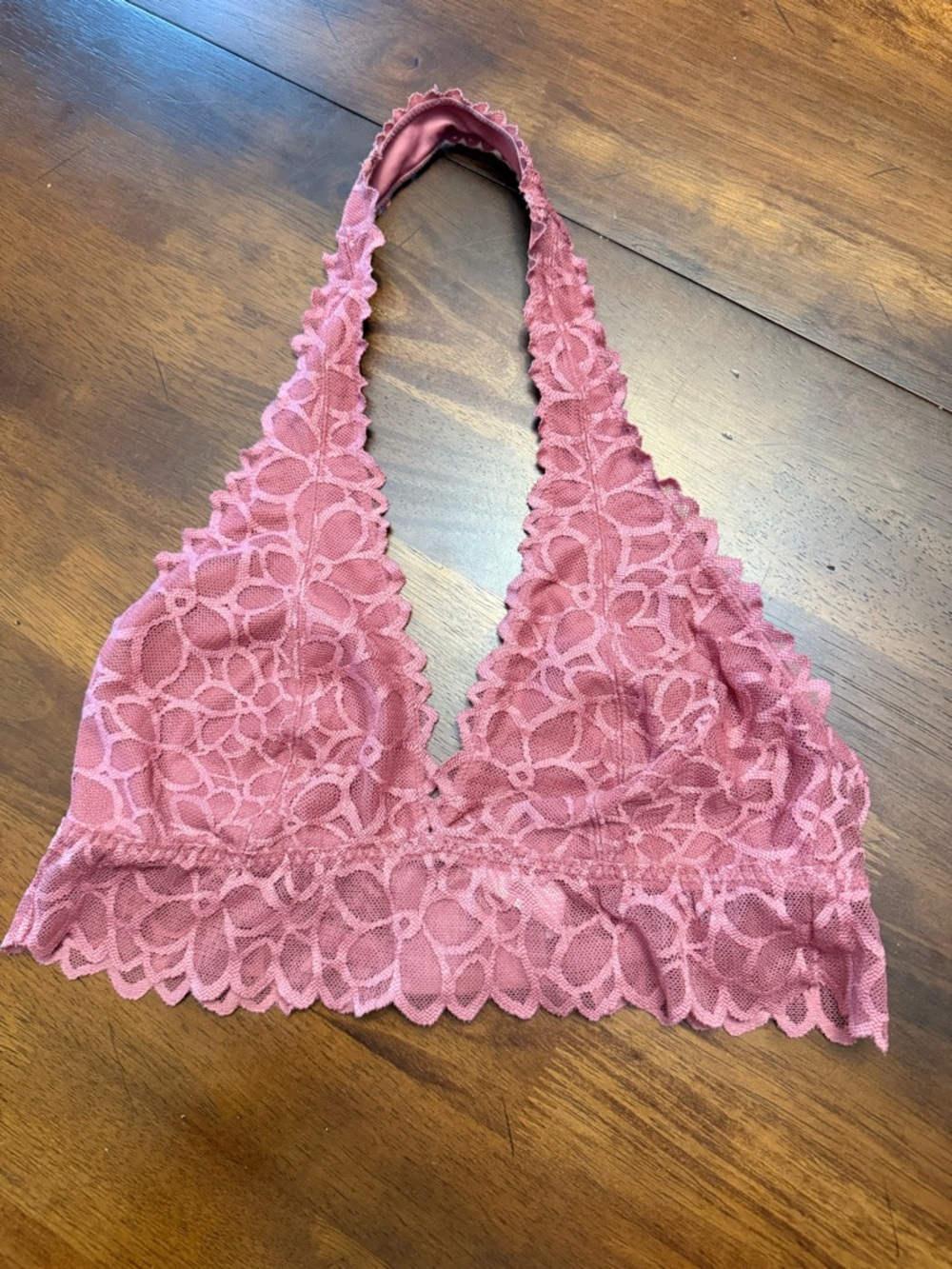 Victoria's Secret PINK Lace Bralette in Mauve